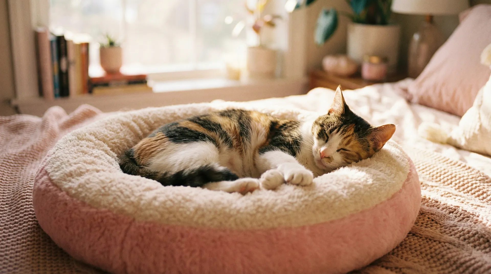 三花猫安静入睡 - 秘密入口好好学习天天向上